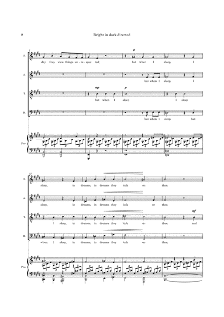 Bright in dark directed Bright in dark directed 4-Part scores gallery preview page 4
