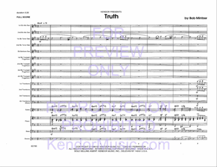 Truth Truth Jazz Ensemble scores gallery preview page 2