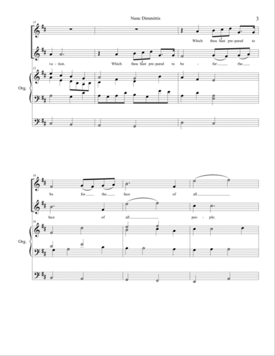 Nunc Dimittis