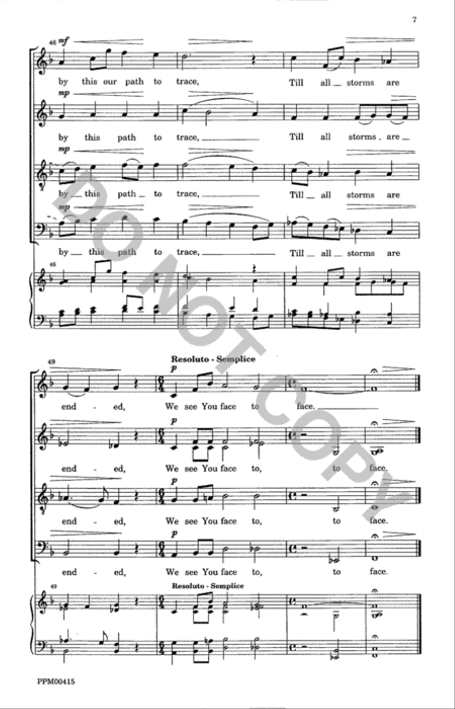 O Word of God Incarnate O Word of God Incarnate 4-Part scores gallery preview page 8