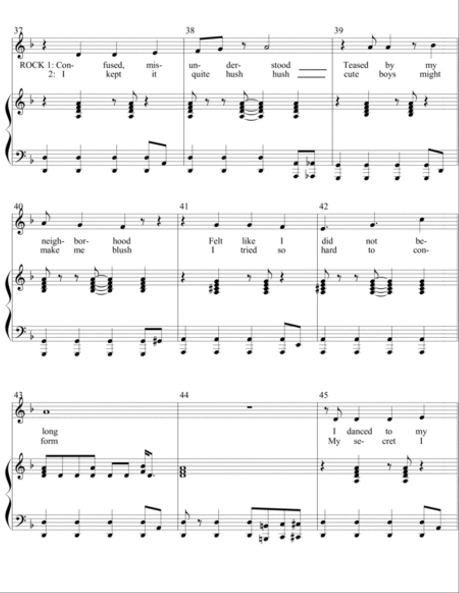 I Was A Teenage Homo I Was A Teenage Homo Piano Solo scores gallery preview page 5