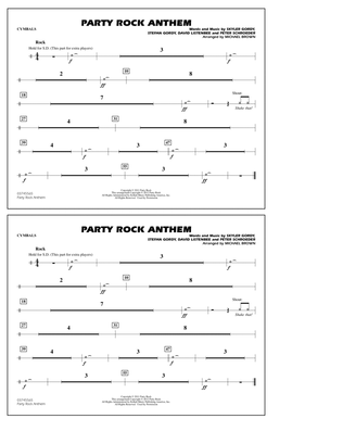 Party Rock Anthem - Cymbals