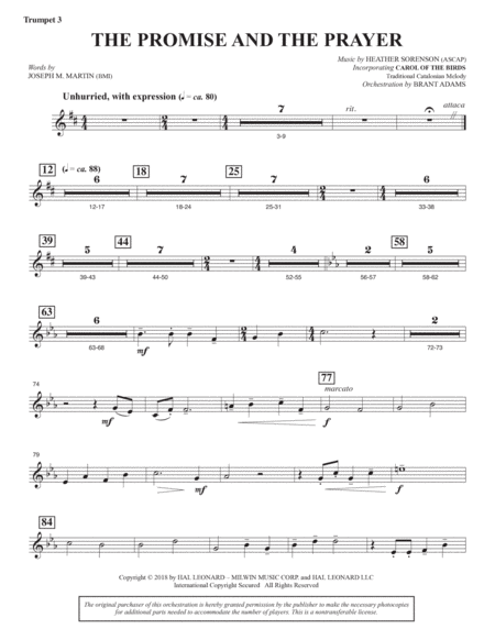 Christmas Dreams (A Cantata) - Bb Trumpet 3