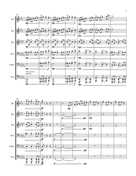 Ukrainian Bell Carol - For Brass Ensemble image number null