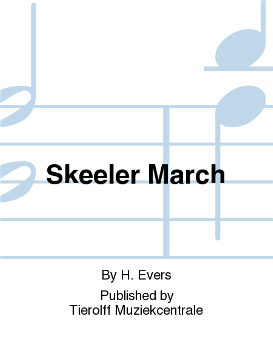 Skeeler March Concert Band scores gallery preview page 1
