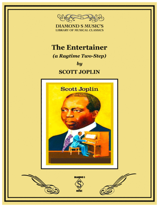 Book cover for The Entertainer by Scott Joplin - Piano Solo