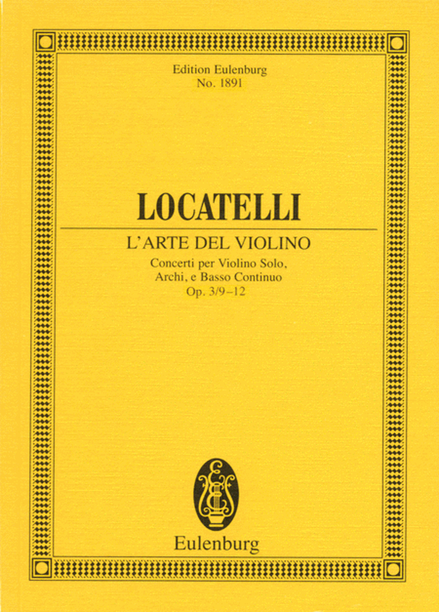 L'Arte del Violino Op. 3, Nos. 9-12
