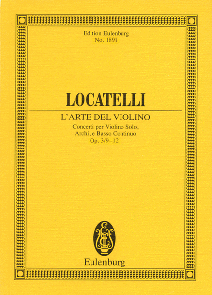 L'Arte del Violino Op. 3, Nos. 9-12