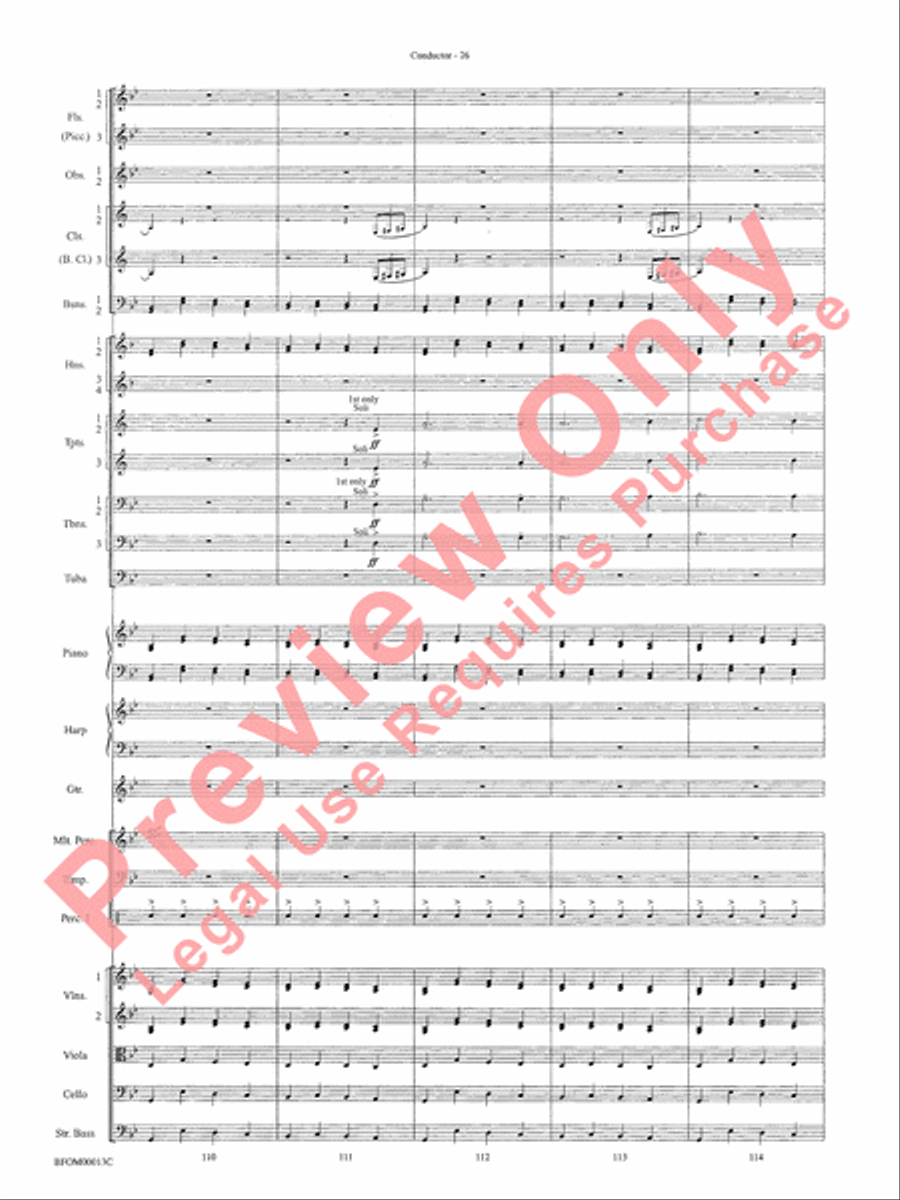 American Salute Full Orchestra scores gallery preview page 29