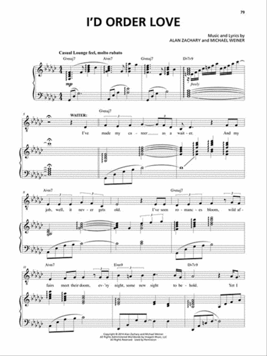 First Date Piano, Vocal, Guitar scores gallery preview page 4