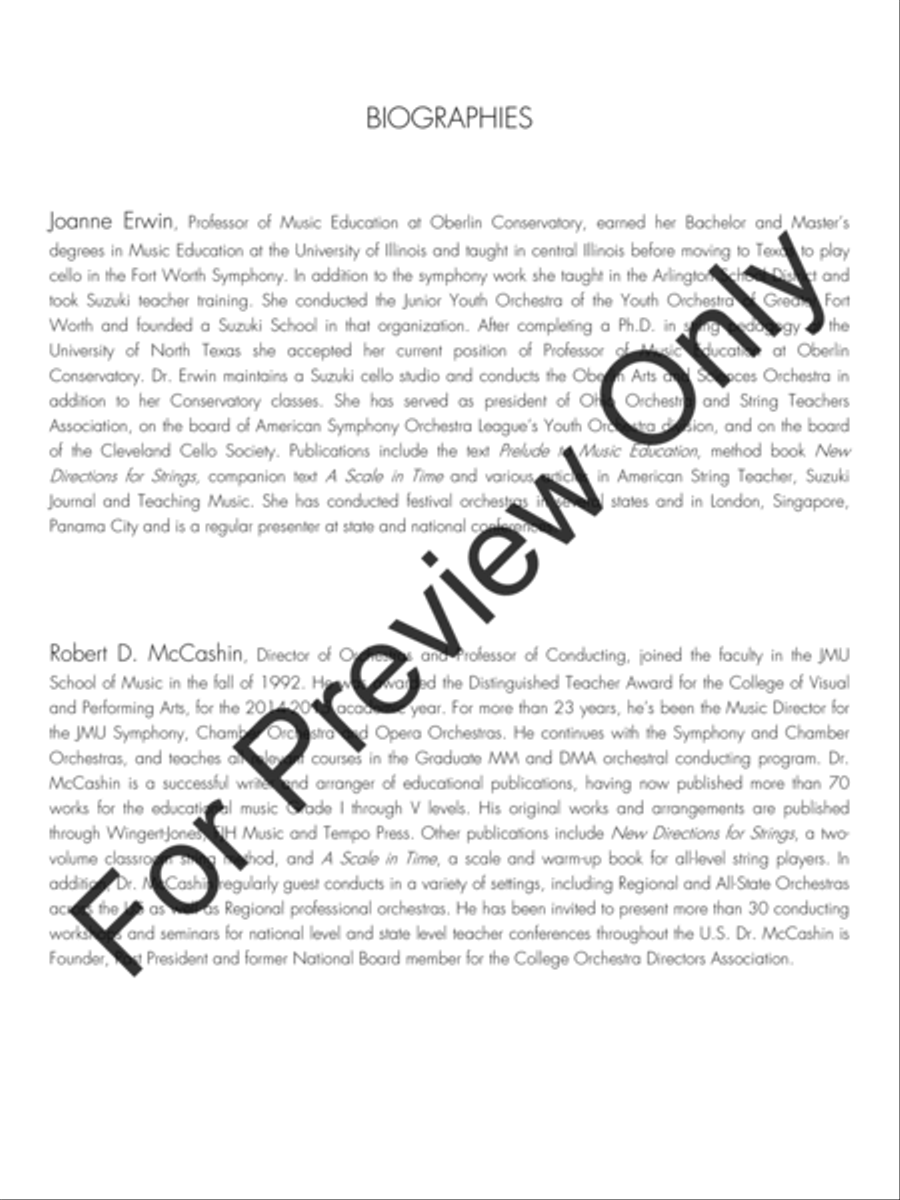 String Premiere - Bass String Orchestra scores gallery preview page 4