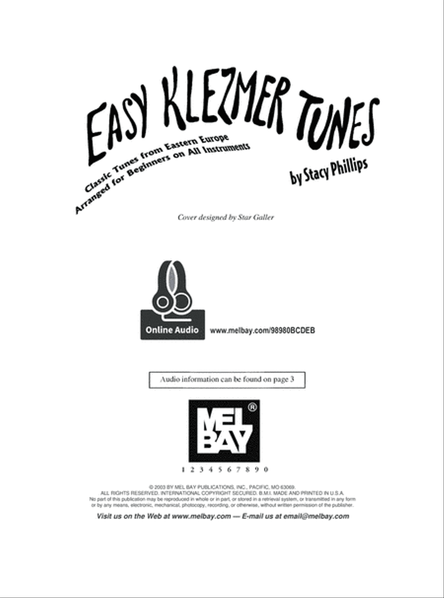 Easy Klezmer Tunes Violin Solo scores gallery preview page 7