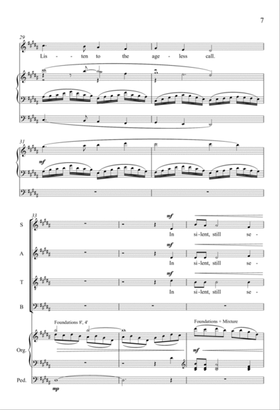 Where In God's Truth 4-Part scores gallery preview page 6