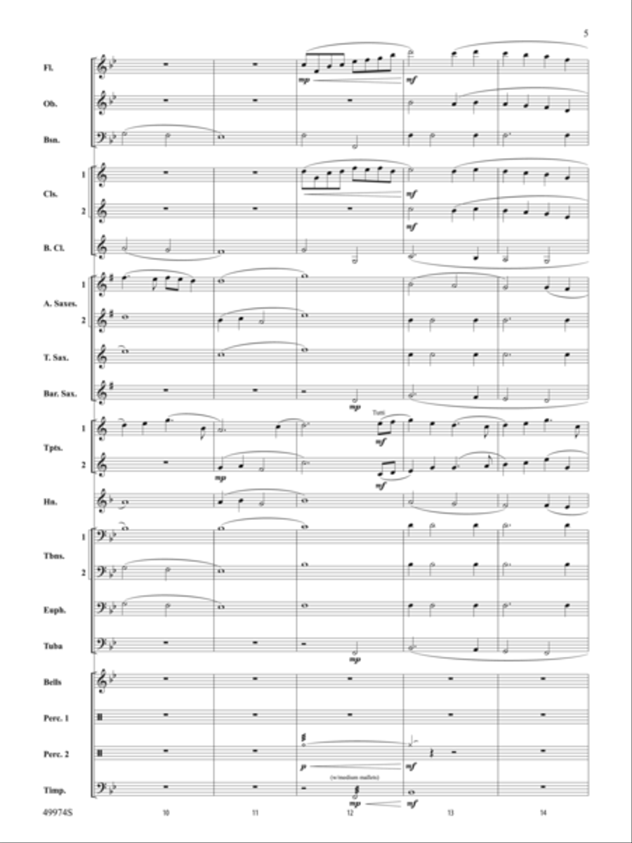 Carry On with Pride: Score Concert Band scores gallery preview page 5