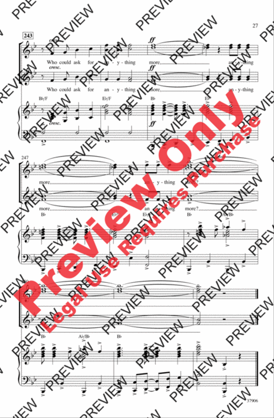 Who Could Ask for Anything More? Women's Choir scores gallery preview page 27