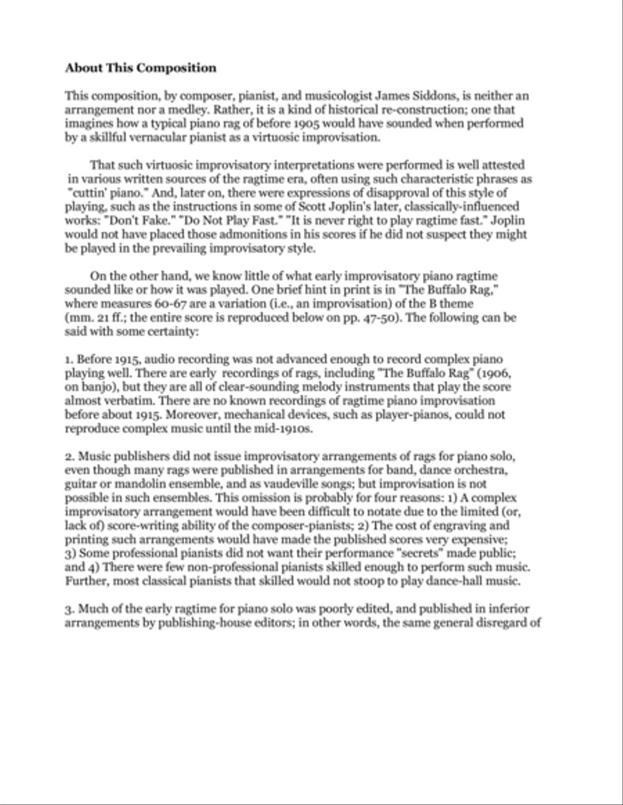 A Million Buffalo Roam (Conductor's Score for Piano Ensemble) 2 Pianos, 4-Hands scores gallery preview page 2