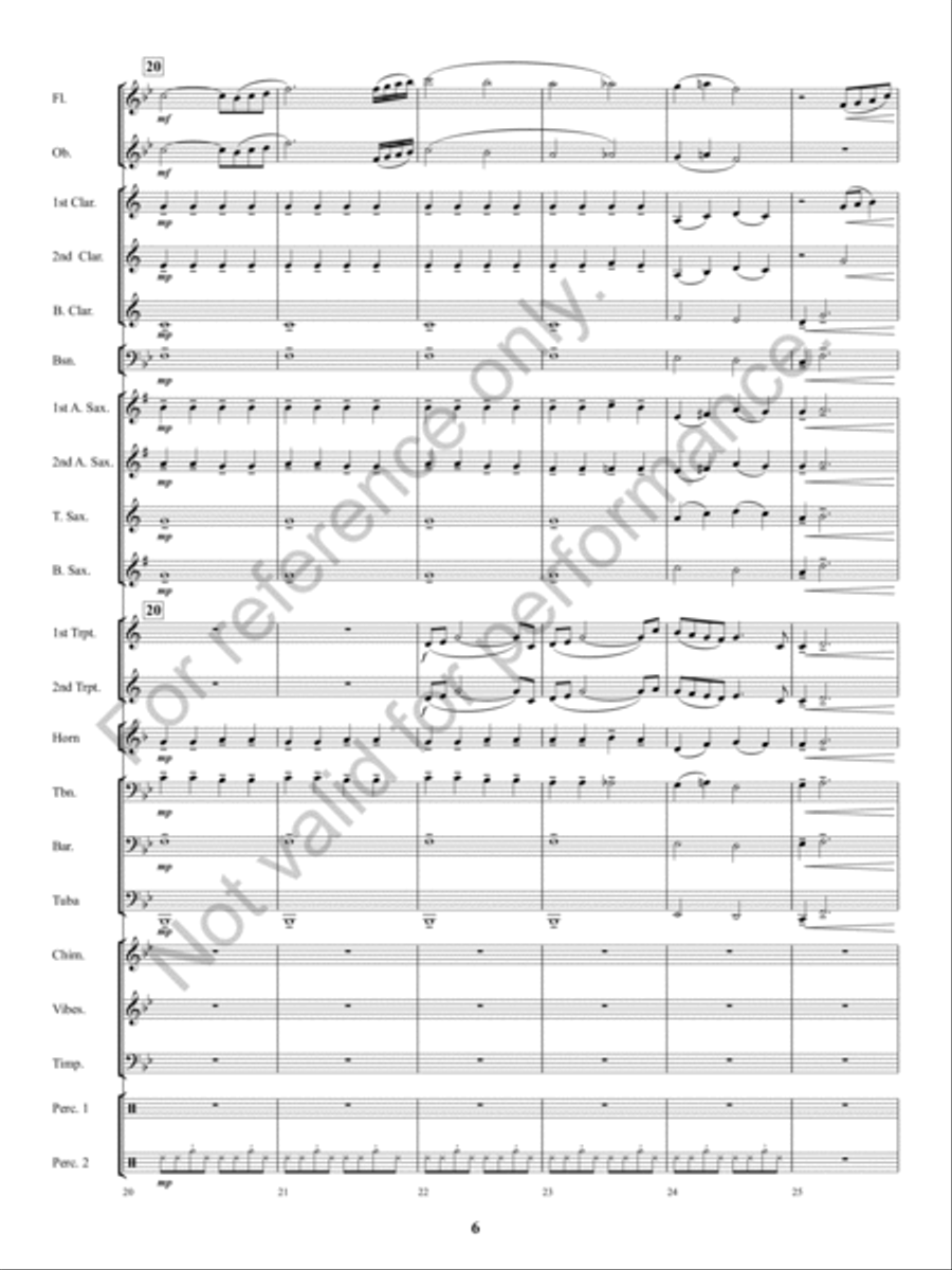 A Spirit Eternal Concert Band scores gallery preview page 5