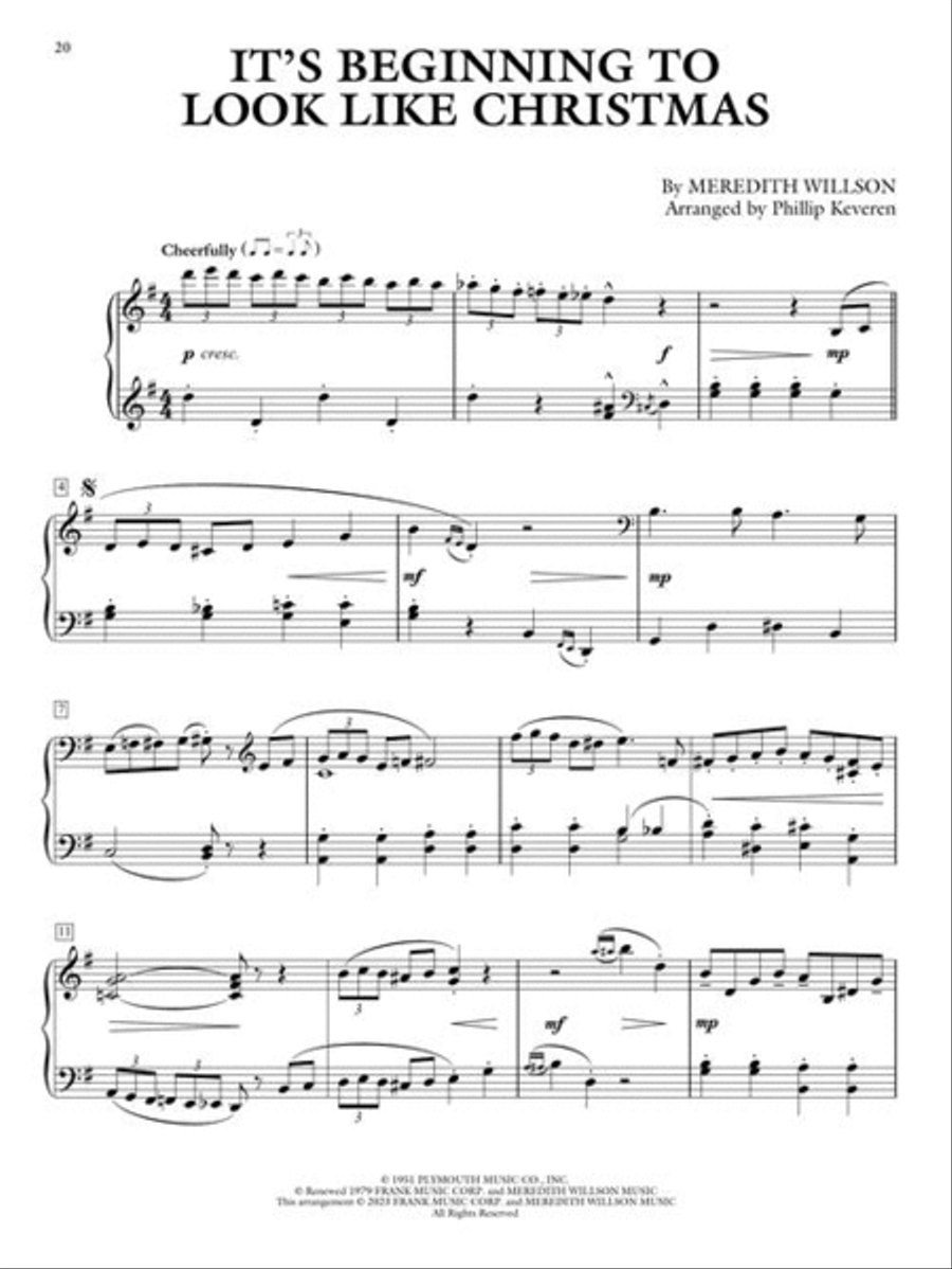 Christmas Standards Piano Solo scores gallery preview page 5