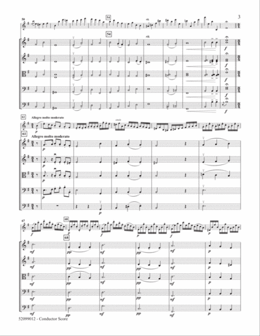 Praeludium and Allegro for Violin and String Orchestra String Orchestra scores gallery preview page 3