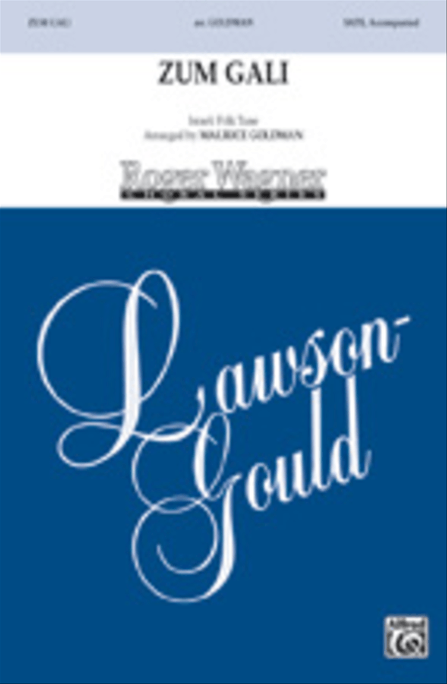 Zum Gali 4-Part scores gallery preview page 1
