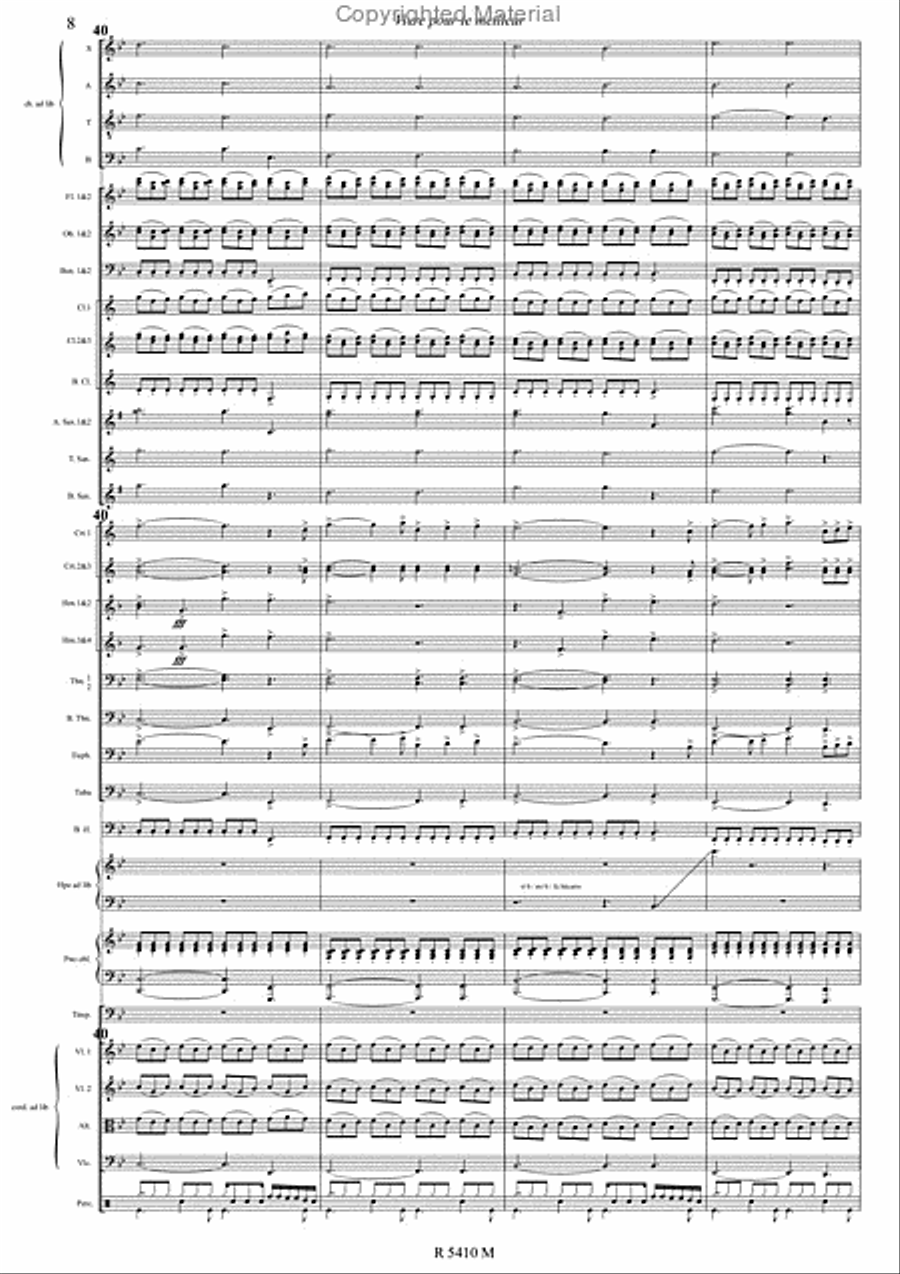 Vivre pour le meilleur Vivre pour le meilleur Concert Band scores gallery preview page 9