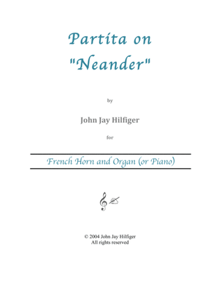Partita on "Neander" for French Horn and Organ