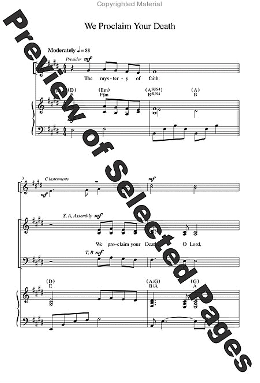 The Glendalough Mass CD scores gallery preview page 15