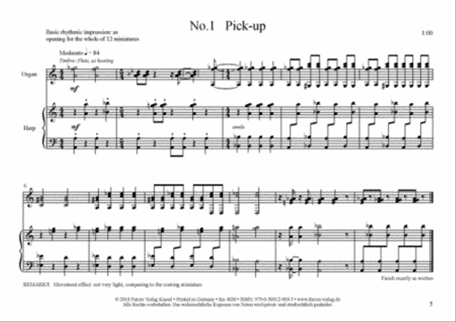 Spielmobil op. 34 Harp scores gallery preview page 2