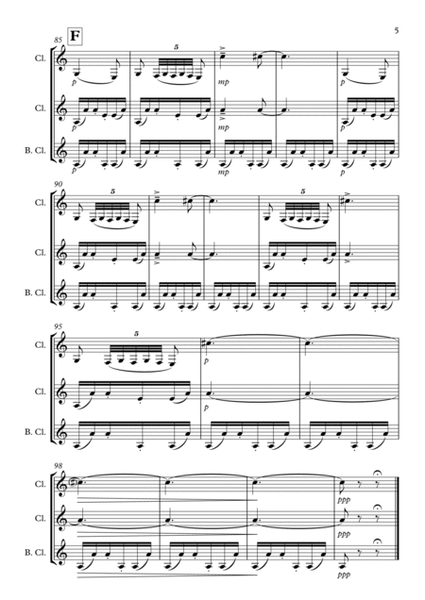 Nutcracker Suite - Arabian Dance: Clarinet Trio image number null
