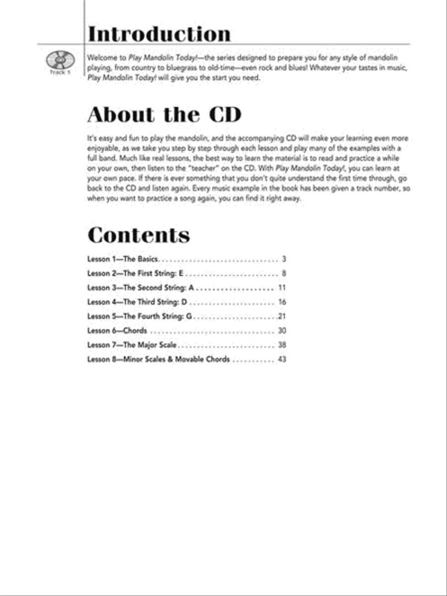 Play Mandolin Today! – Level 1 Guitar Tablature scores gallery preview page 2