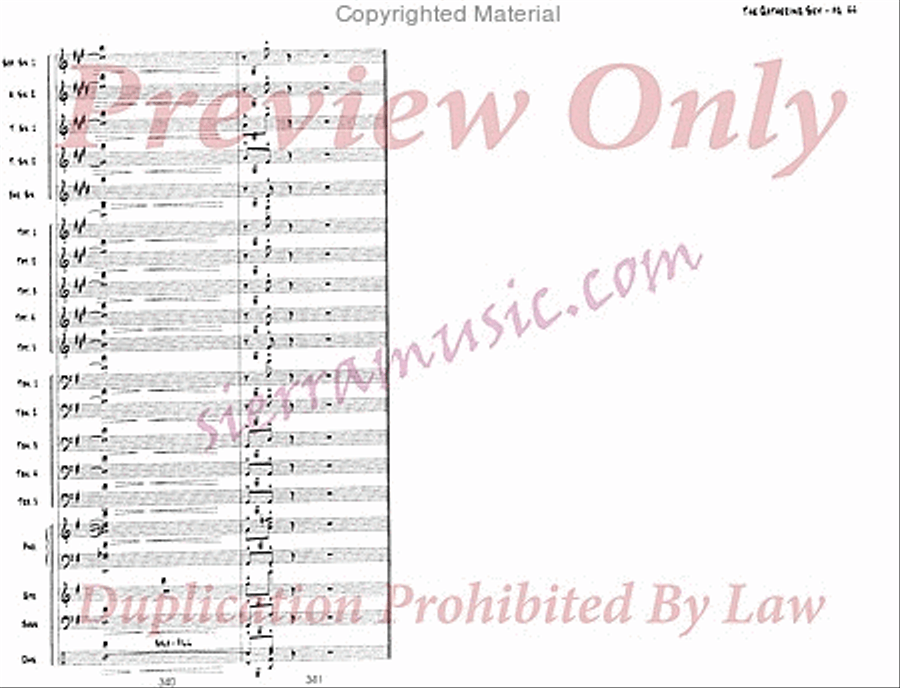 The Gathering Sky Jazz Ensemble scores gallery preview page 45