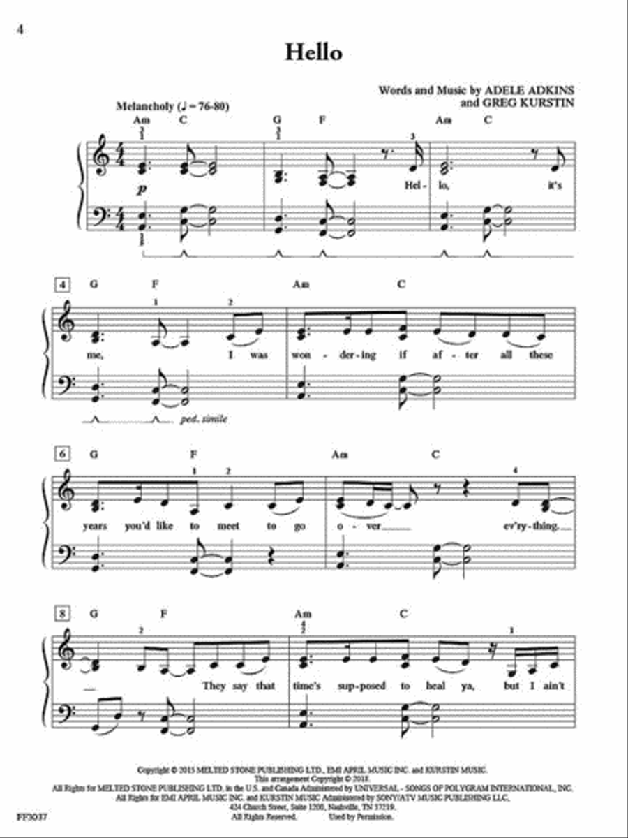 BigTime® Piano Hits Piano Method scores gallery preview page 3