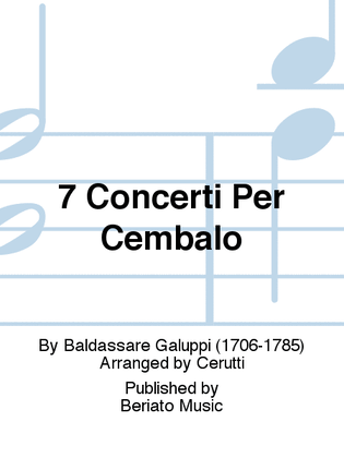 Book cover for 7 Concerti Per Cembalo