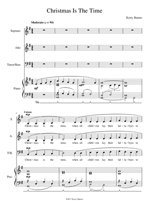'Christmas Is The Time!' Beautiful seasonal Choral Work!