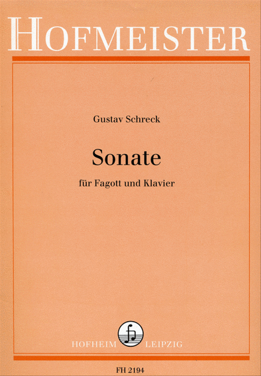 Sonate Bassoon scores gallery preview page 1