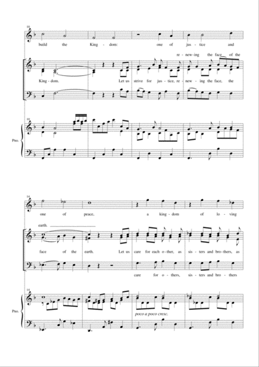 Let Us Work with God 3-Part scores gallery preview page 3