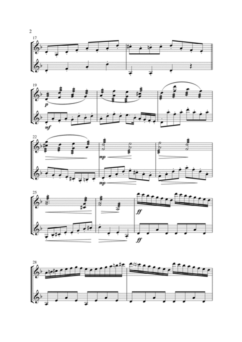 HALLOWEEN VIVALDI STYLE for Two Violins, Intermediate Level image number null