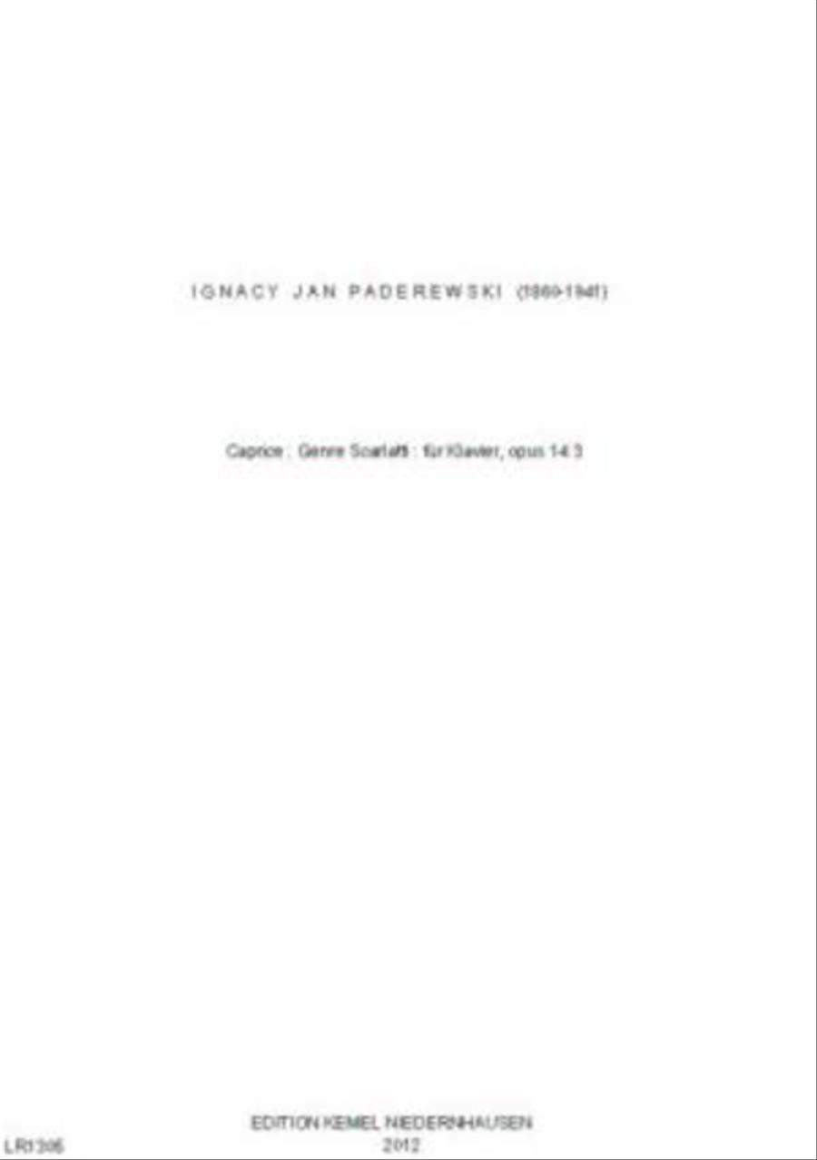 Caprice Piano Solo scores gallery preview page 1