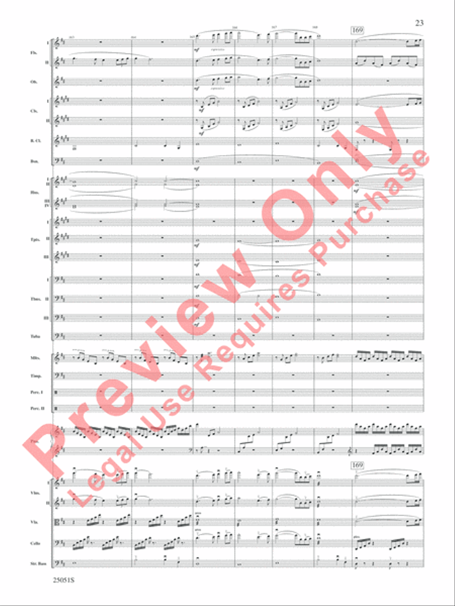 Concert Suite from Harry Potter and the Goblet of Fire Concert Band scores gallery preview page 24