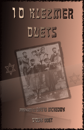 Book cover for 10 Klezmer Duets for Violin