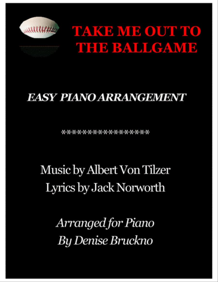 Take Me Out To The Ballgame Easy Piano scores gallery preview page 2