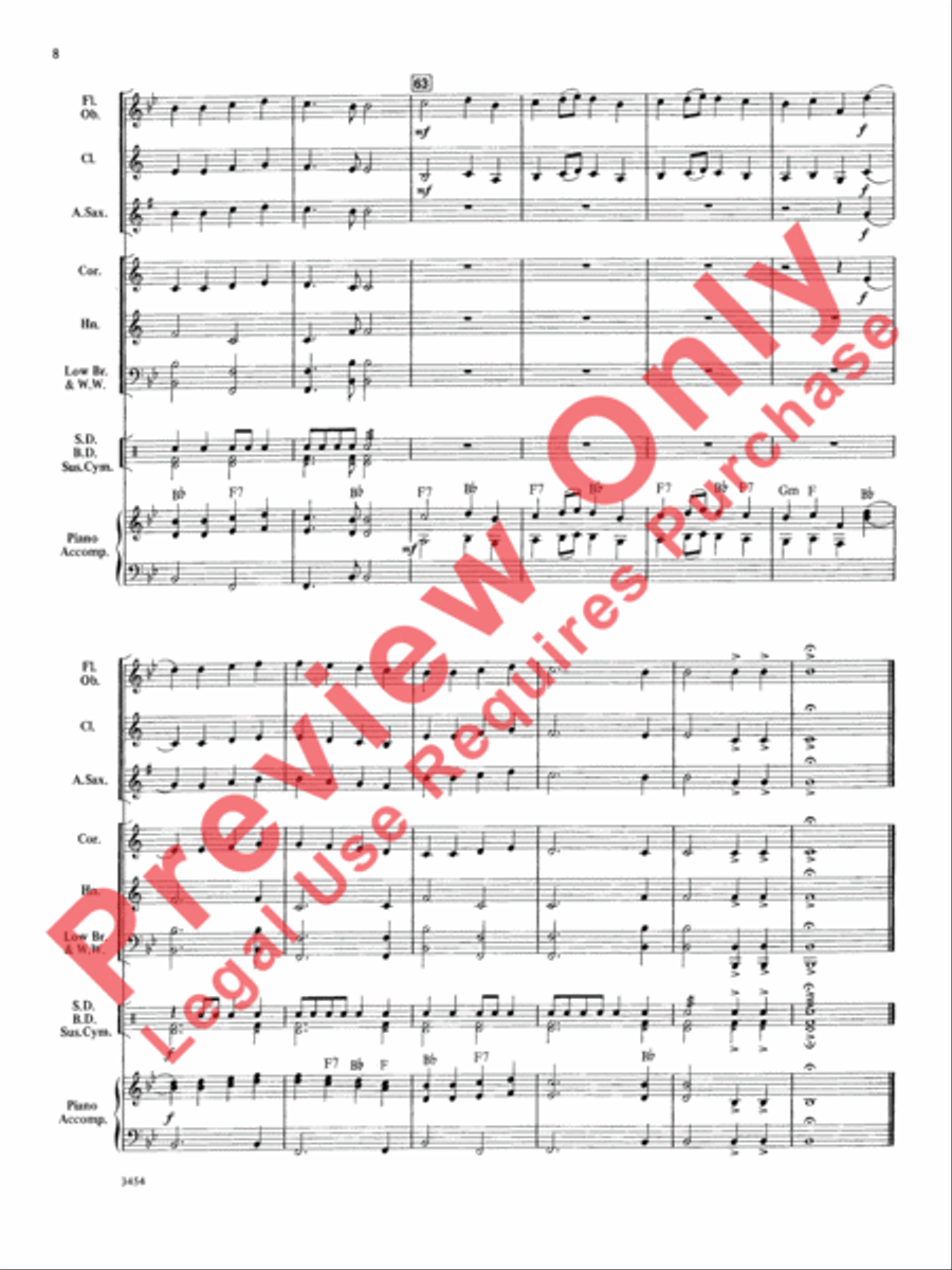 Evening at the Symphony Evening at the Symphony Concert Band scores gallery preview page 9