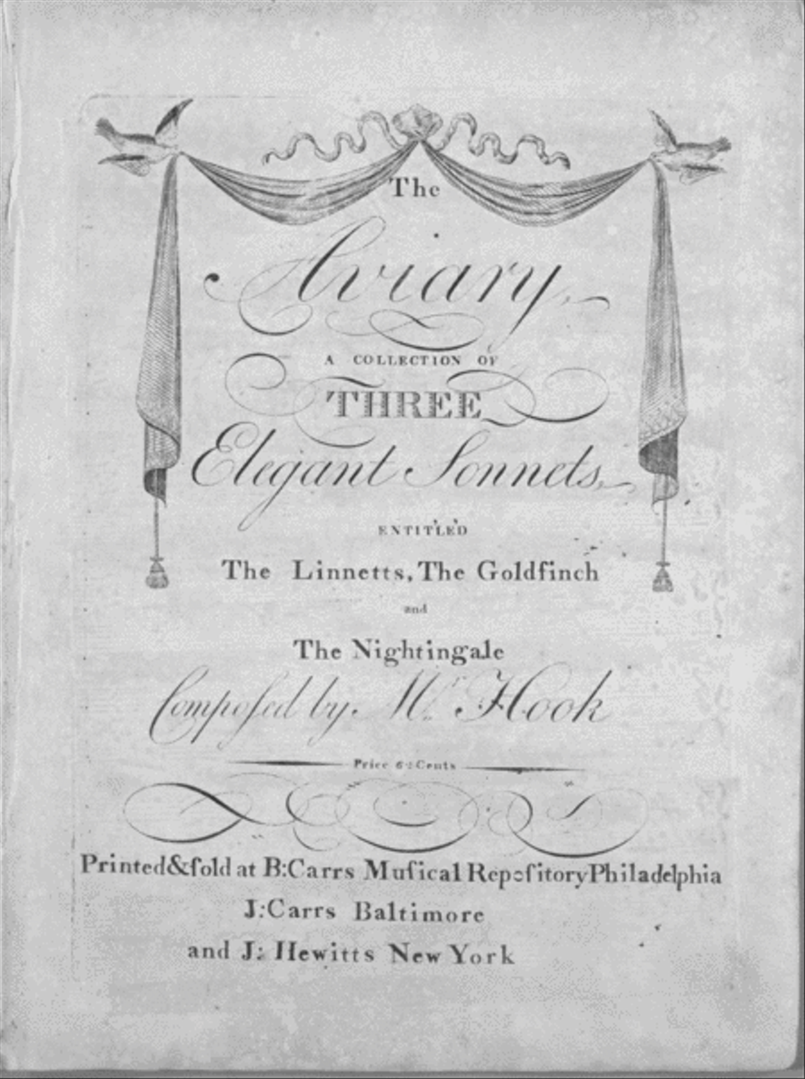 The Aviary. A Collection of Three Elegant Sonnets - (1) The Linnetts Voice scores gallery preview page 1