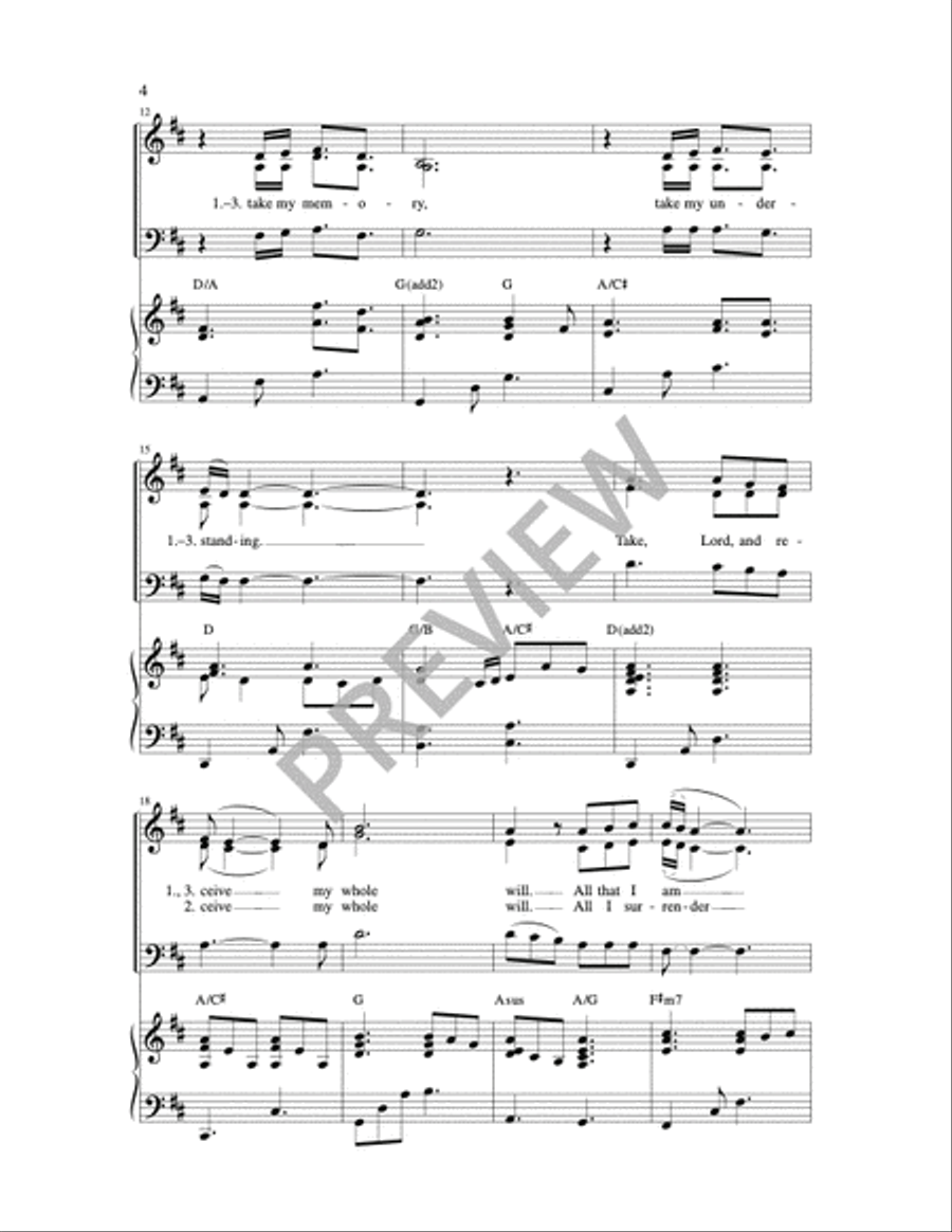 Take, O Lord, and Receive 3-Part scores gallery preview page 7