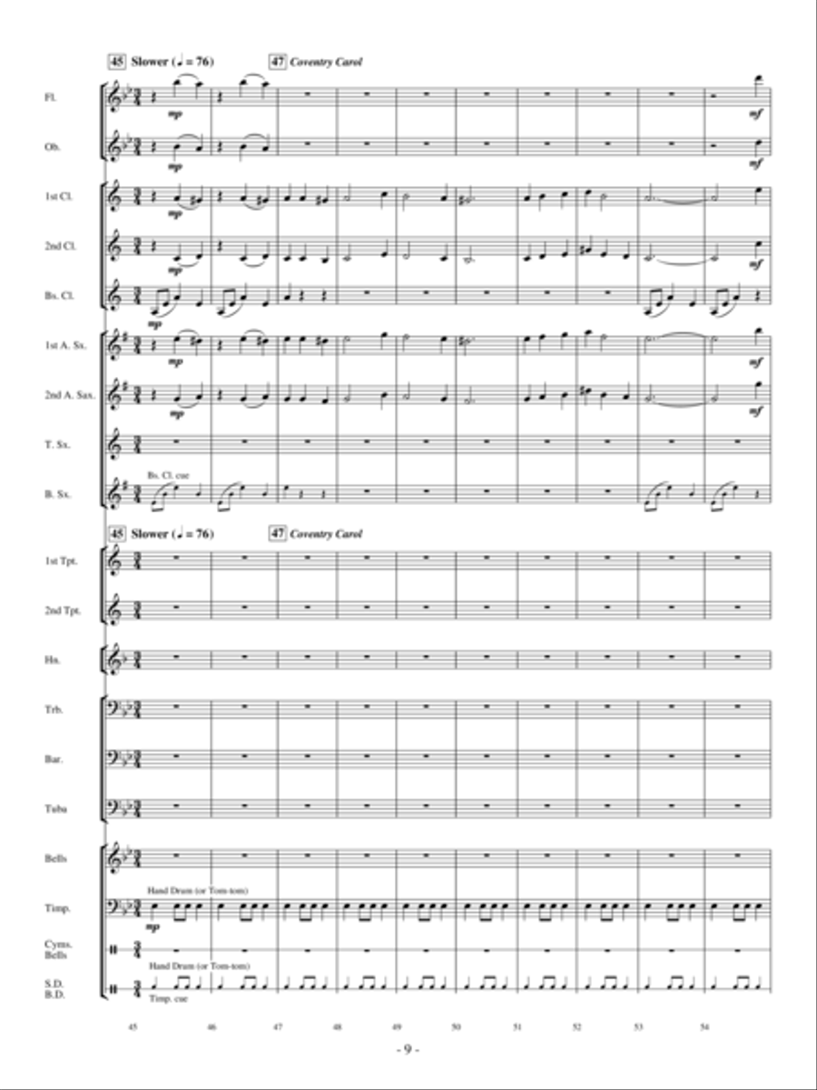 A Christmas Collage A Christmas Collage Concert Band scores gallery preview page 8