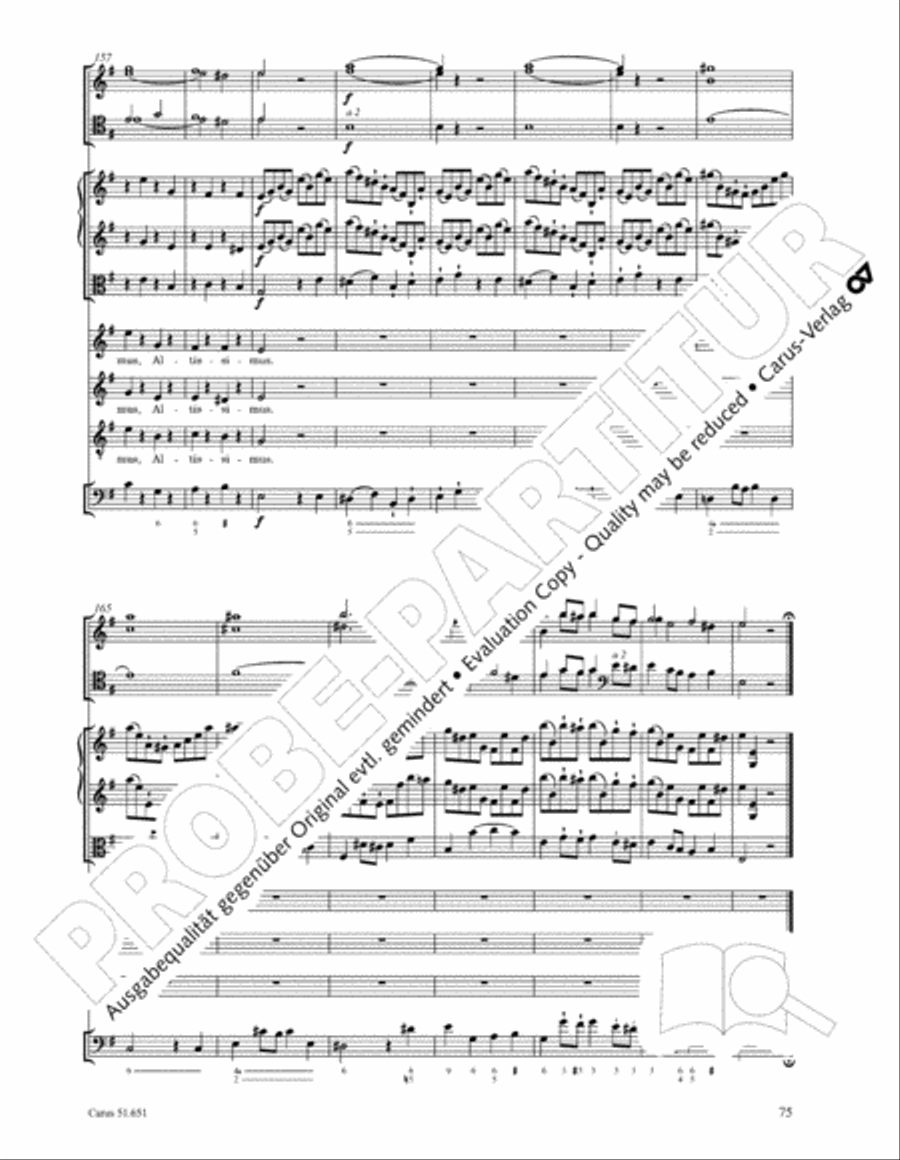 C Minor Mass, K. 427 (Missa in c KV 427) 4-Part scores gallery preview page 91