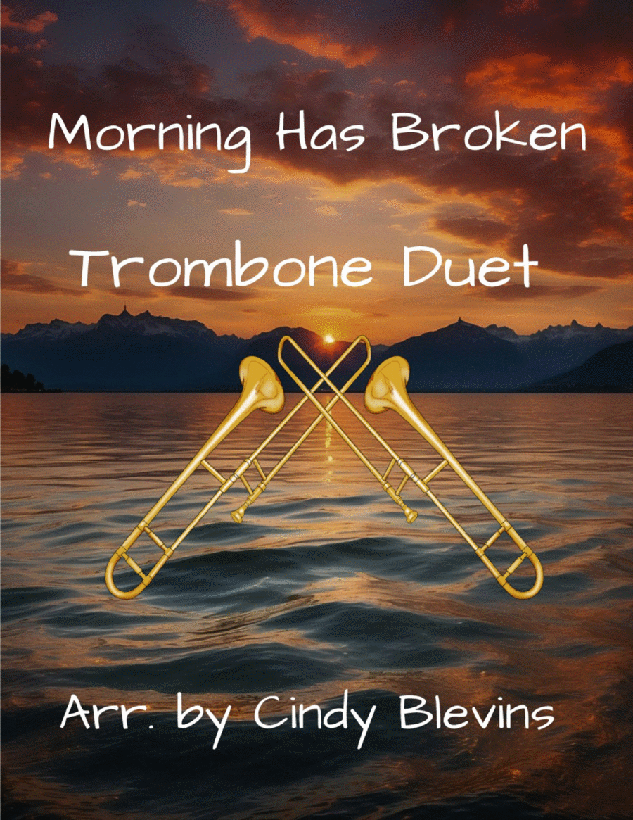 Morning Has Broken, for Trombone Duet Trombone Duet scores gallery preview page 1