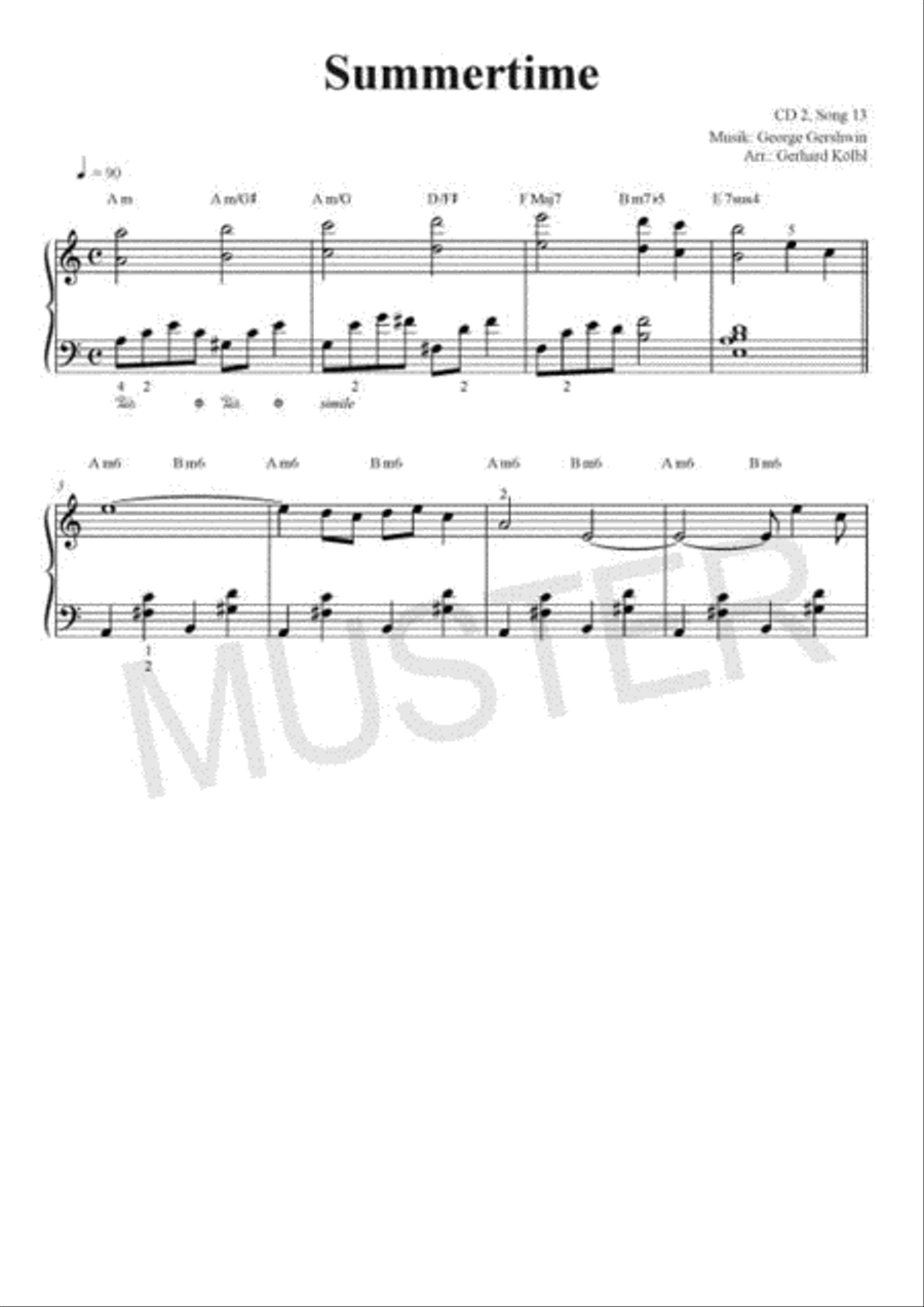 Bar Piano Standards Piano Solo scores gallery preview page 4