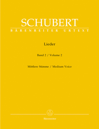 Book cover for Lieder, Volume 2