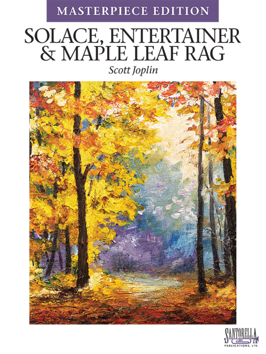 Solace, Entertainer and Maple Leaf * New Masterpiece Edition Piano Solo scores gallery preview page 1
